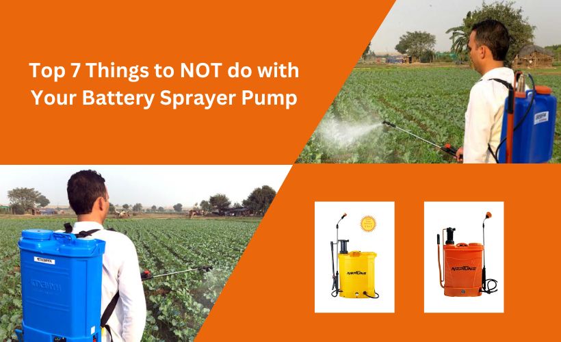 Battery Sprayer Pump