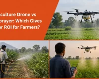 Agriculture Drone vs HTP Sprayer