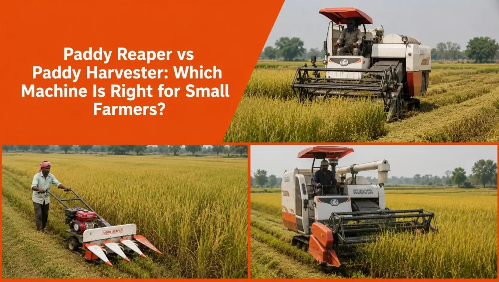 paddy harvester machine