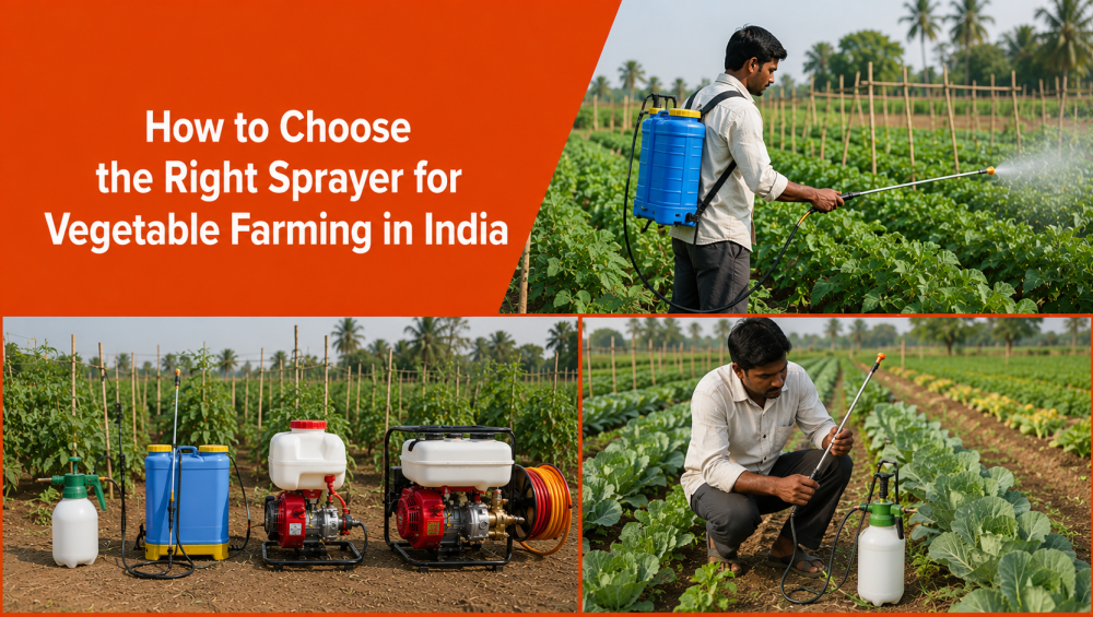 Sprayer for Vegetable Farming in India
