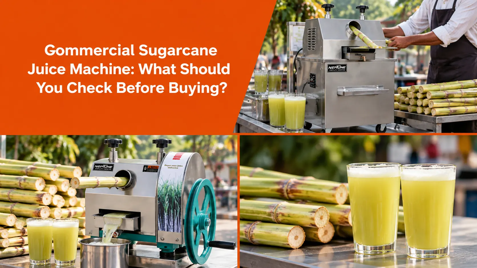 automatic sugarcane juice machine
